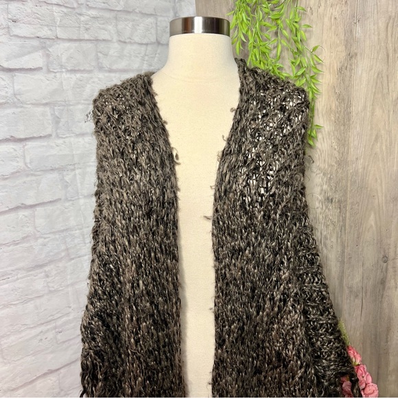 Free People Wool Shawl Wrap - Picture 2 of 14